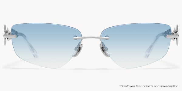 The Decoder - Geometric Silver Sunglasses