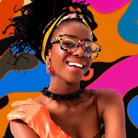 Dardhan - Unique Rectangle Multicolor Glasses | Vooglam On Model 2