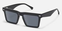 Kenty - Thick Frames Eclectic Black Sunglasses