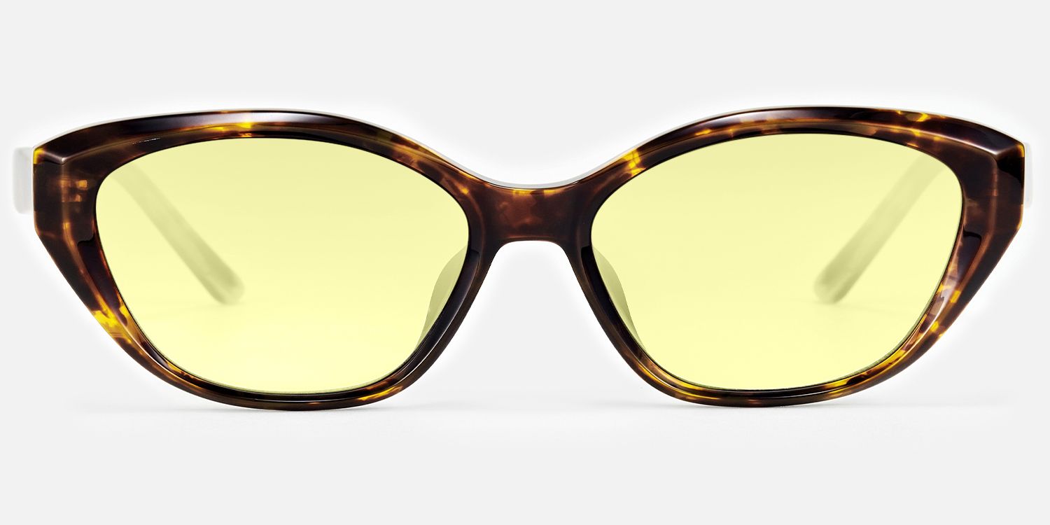 Strata - Geometric Tortoise Sunglasses | Vooglam Angle View