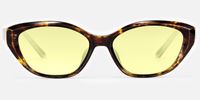 Strata - Geometric Tortoise Sunglasses | Vooglam Angle View