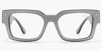 The Programmer - Rectangle Silver Eyeglasses - 1