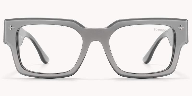 The Programmer - Rectangle Silver Eyeglasses
