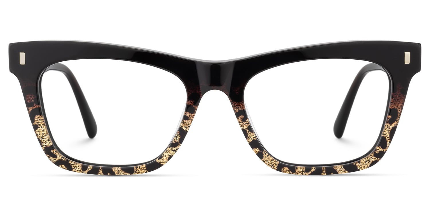 Sabrina - Rectangle Crystal Eyeglasses