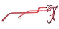 Maggie - Cat Eye Red Eyeglasses | Vooglam 