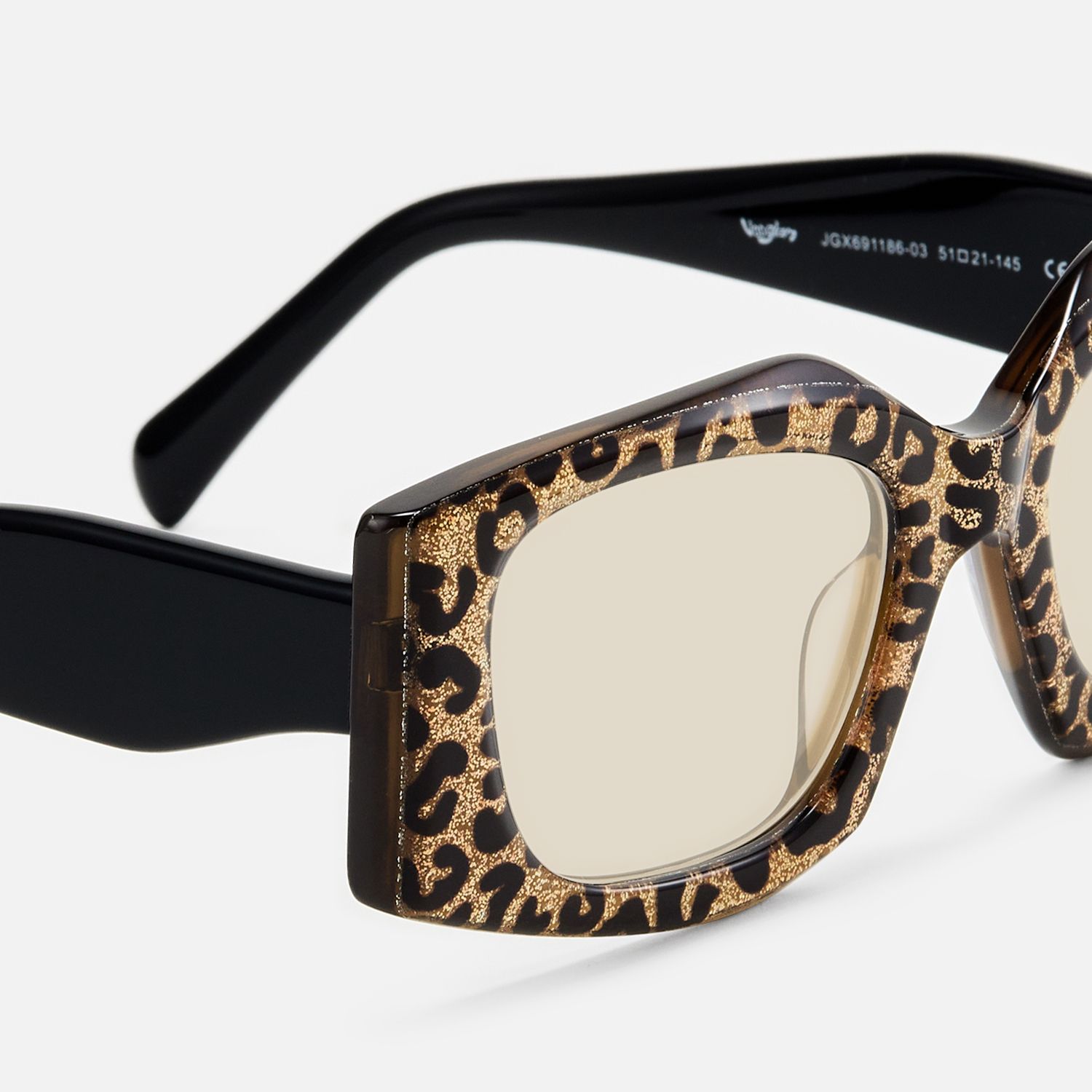 Tahlia - Geometric Tortoise Sunglasses product detail 4