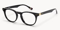 Vintel - Rectangle Black Eyeglasses - 3