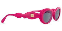 Royale - Oval Pink Sunglasses - 4
