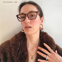 Jaiana - Cat Eye Animal Eyeglasses - 9