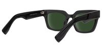 Dawid - Rectangle Grey Sunglasses | Vooglam Side View