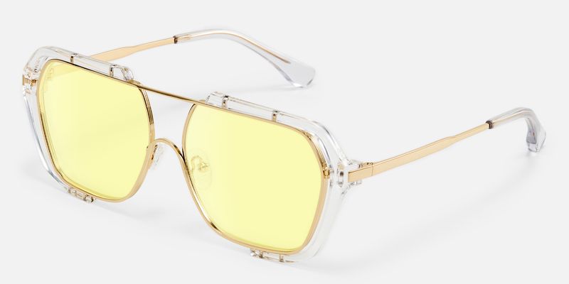 Porsha - Aviator Crystal Sunglasses