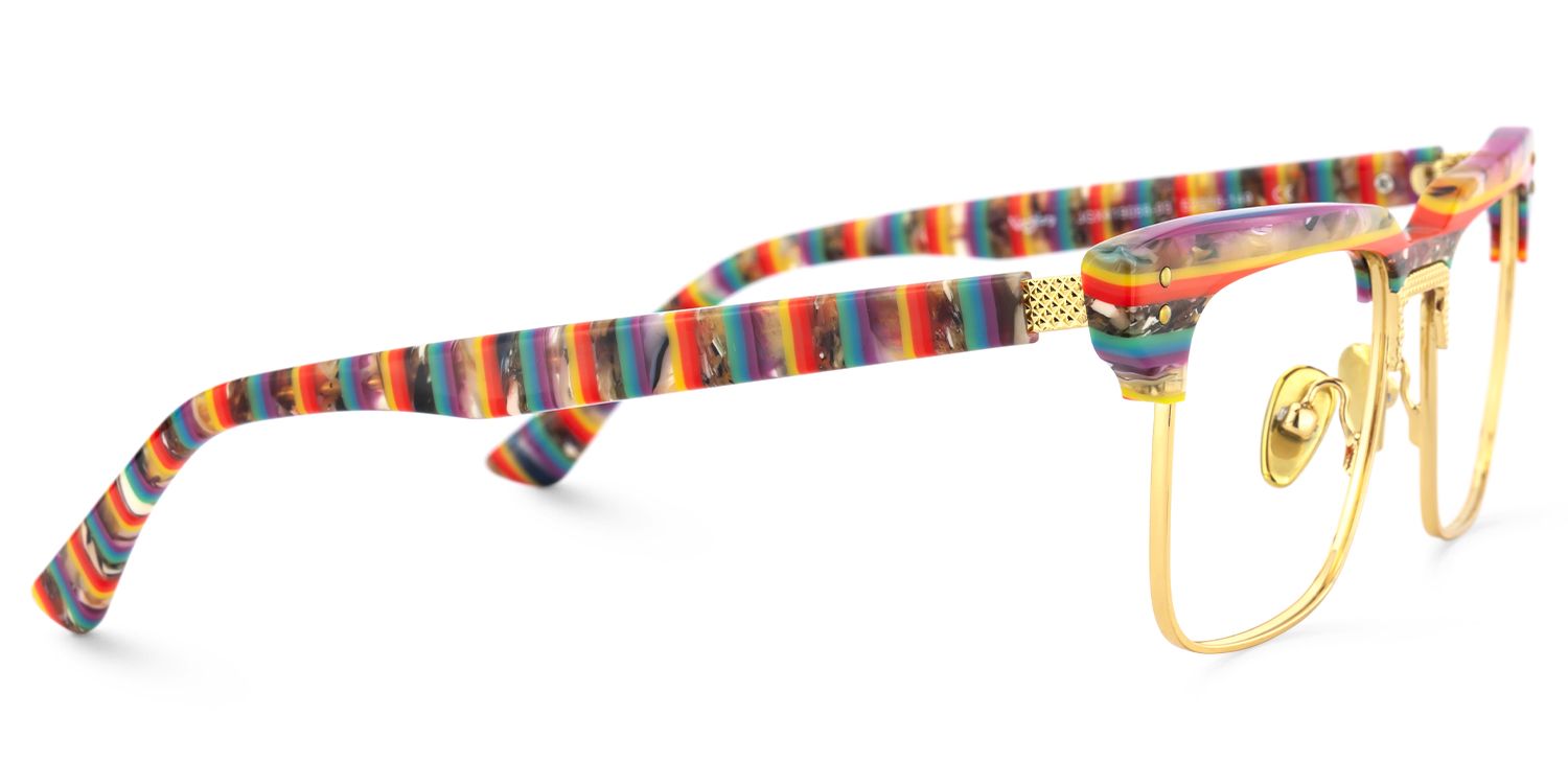 Paley - Browline Multicolor Eyeglasses | Vooglam 4