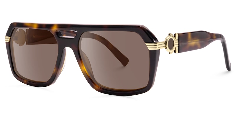Maverick - Aviator Tortoise Sunglasses