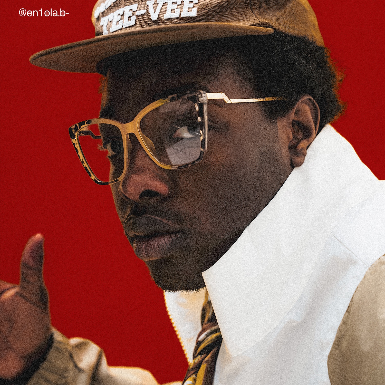 Adebola - Square Yellow/Tortoise Eyeglasses