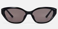 Strata - Geometric Black Sunglasses | Vooglam Angle View