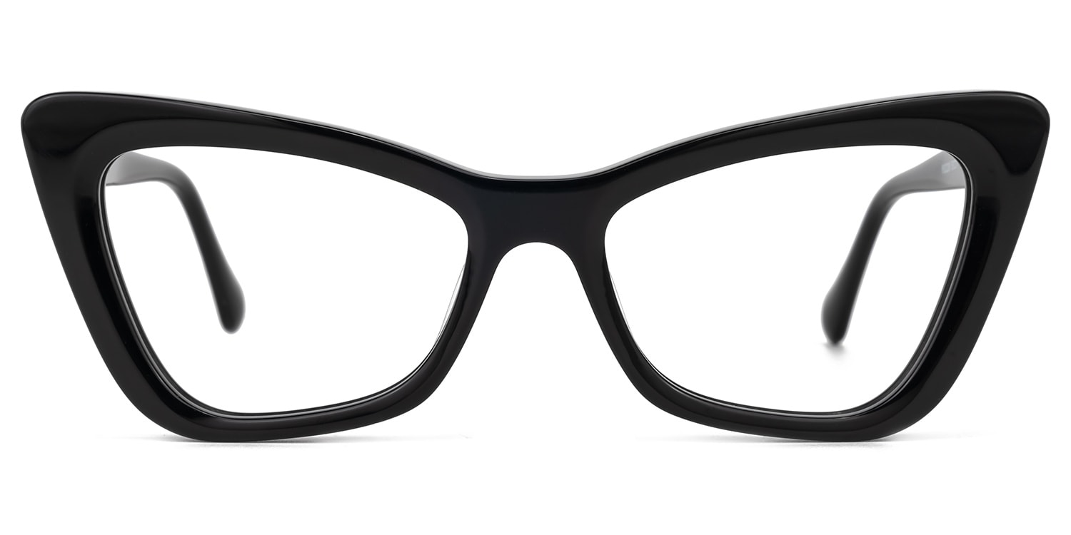 Edgerton - Cat Eye Black Eyeglasses - 1