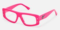 Maeva - Rectangle Pink Eyeglasses