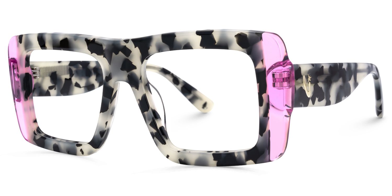 Ameya - Square Tortoise Eyeglasses | Vooglam Front View