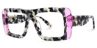 Ameya - Square Tortoise Eyeglasses | Vooglam Front View