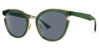 Retro Classic Hunter Green Sunglasses Cat Eye Shape