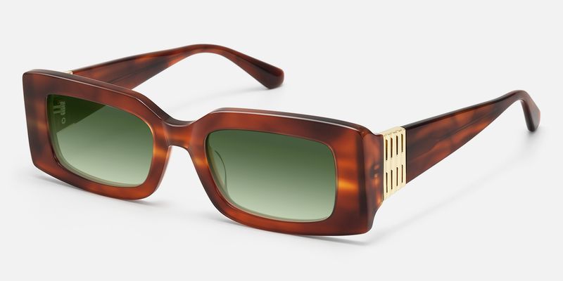 Aurelia - Red Tortoise Gradient Sunglasses | Vooglam