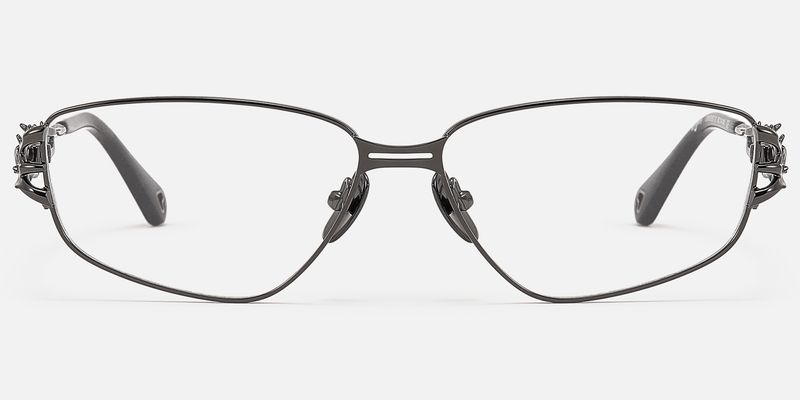 Spine - Geometric Grey Eyeglasses