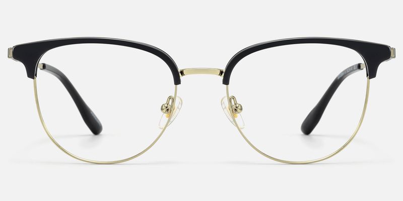 Grace - Round Two-tone Eyeglasses | Vooglam