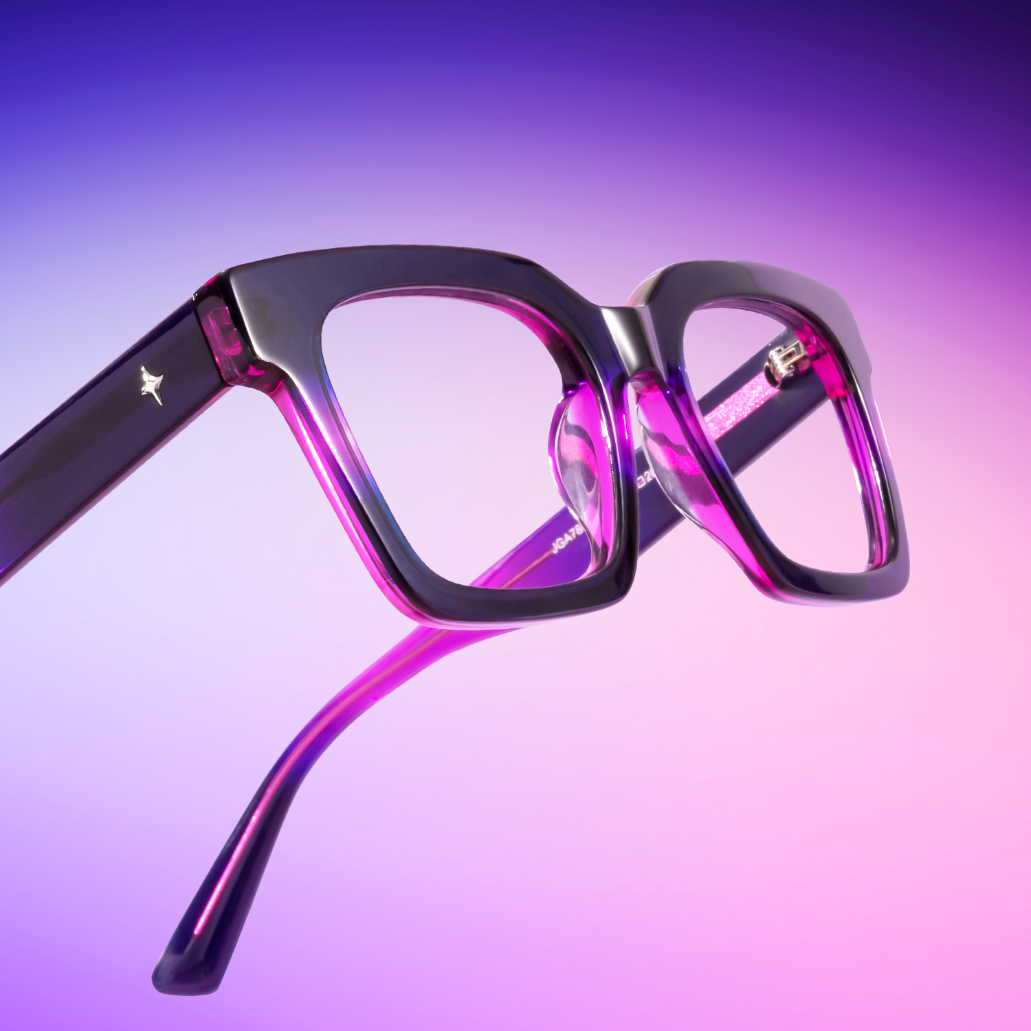 Loop - Square Two-tone Eyeglasses - 1