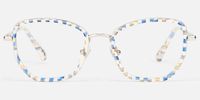 Wanderer - Geometric Pattern Eyeglasses | Vooglam Angle View