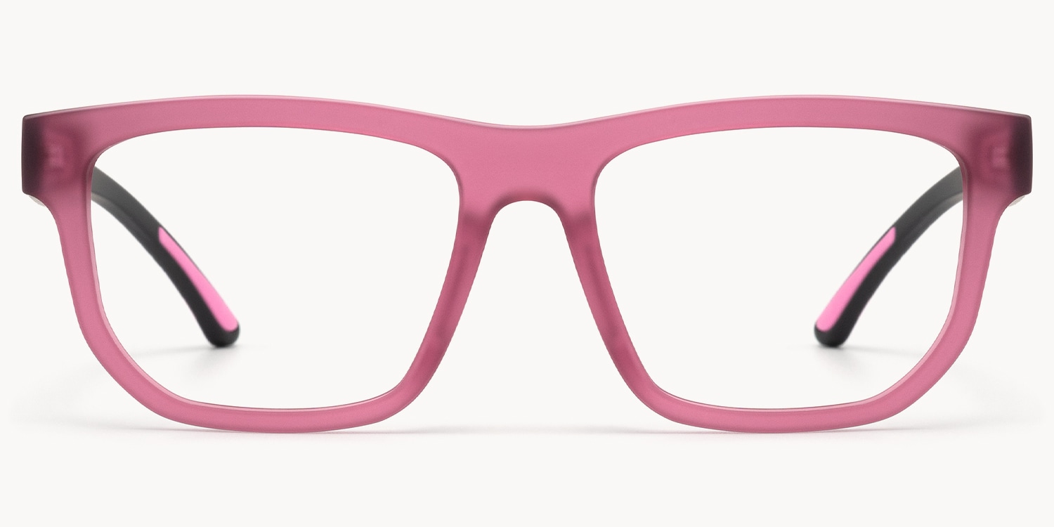 Nocturnal - Geometric Purple Eyeglasses - 1