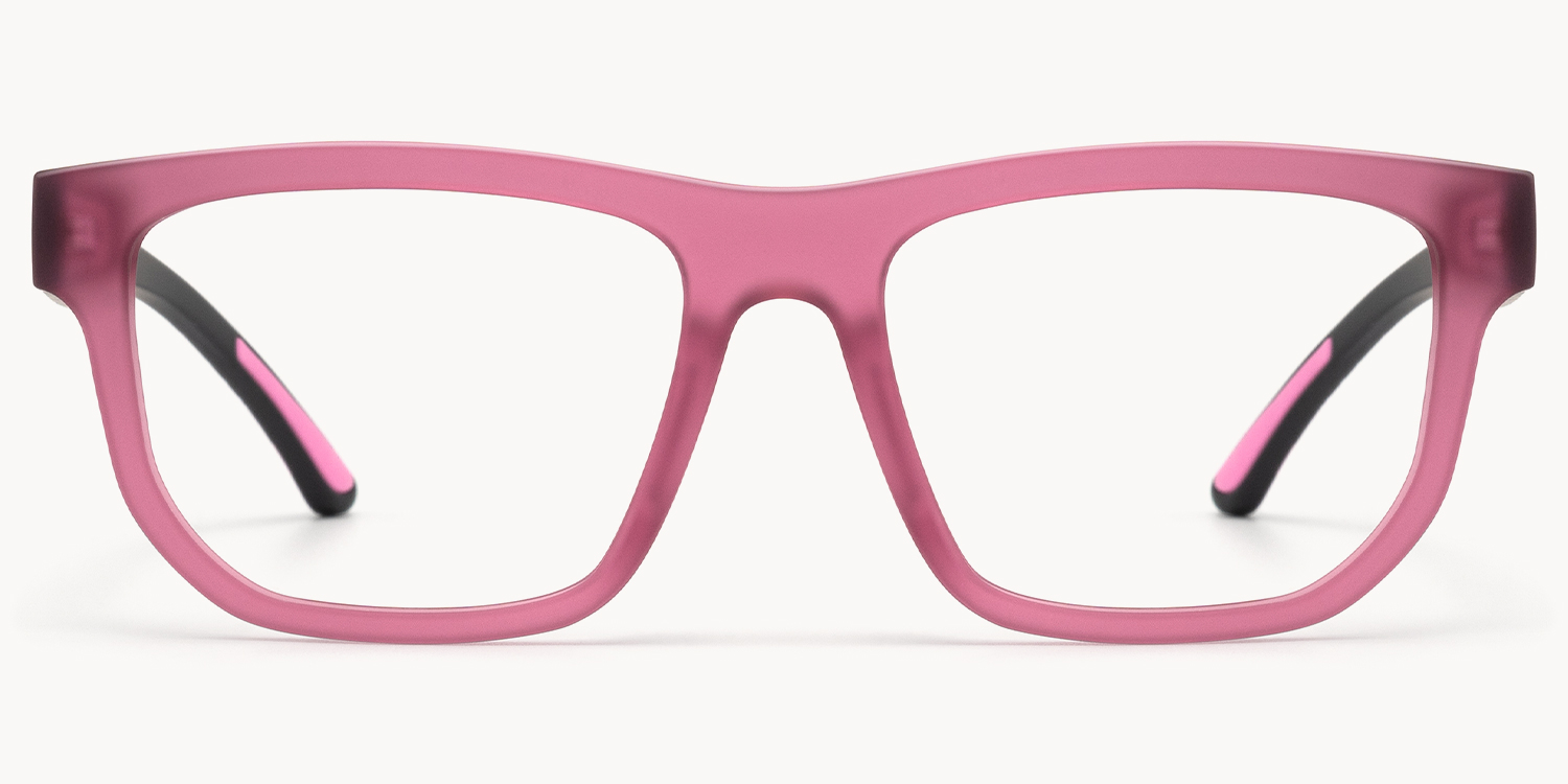 Nocturnal - Geometric Purple Eyeglasses