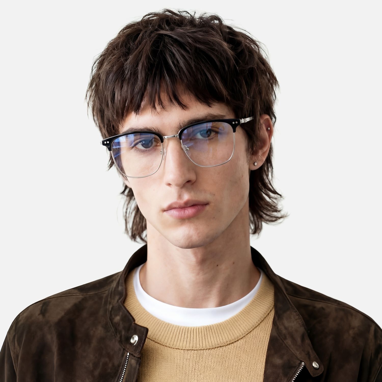 Explore the design story of Chord - Rectangle Black Eyeglasses | Vooglam
