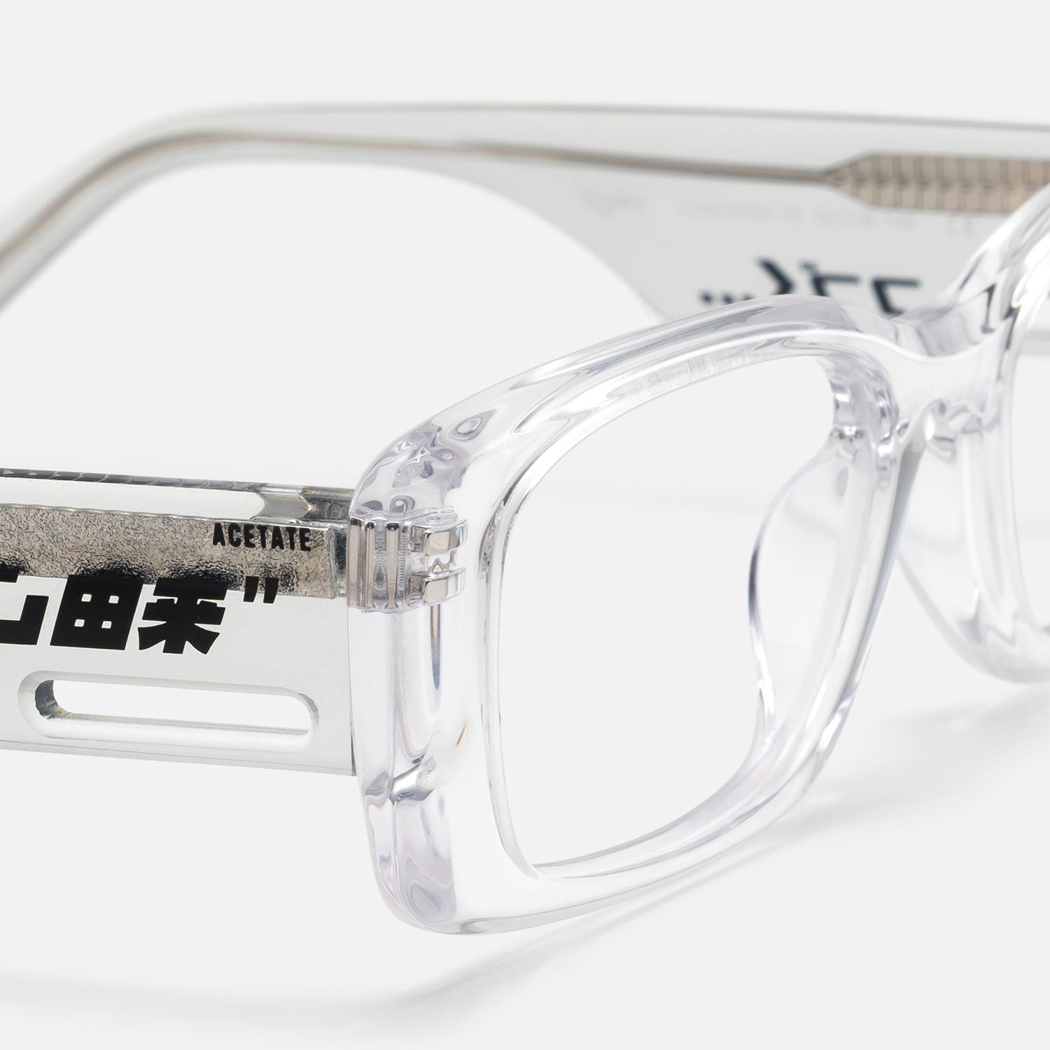 Horizon - Rectangle Crystal Eyeglasses product detail 4