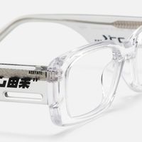 Horizon - Rectangle Crystal Eyeglasses | Vooglam Design Details