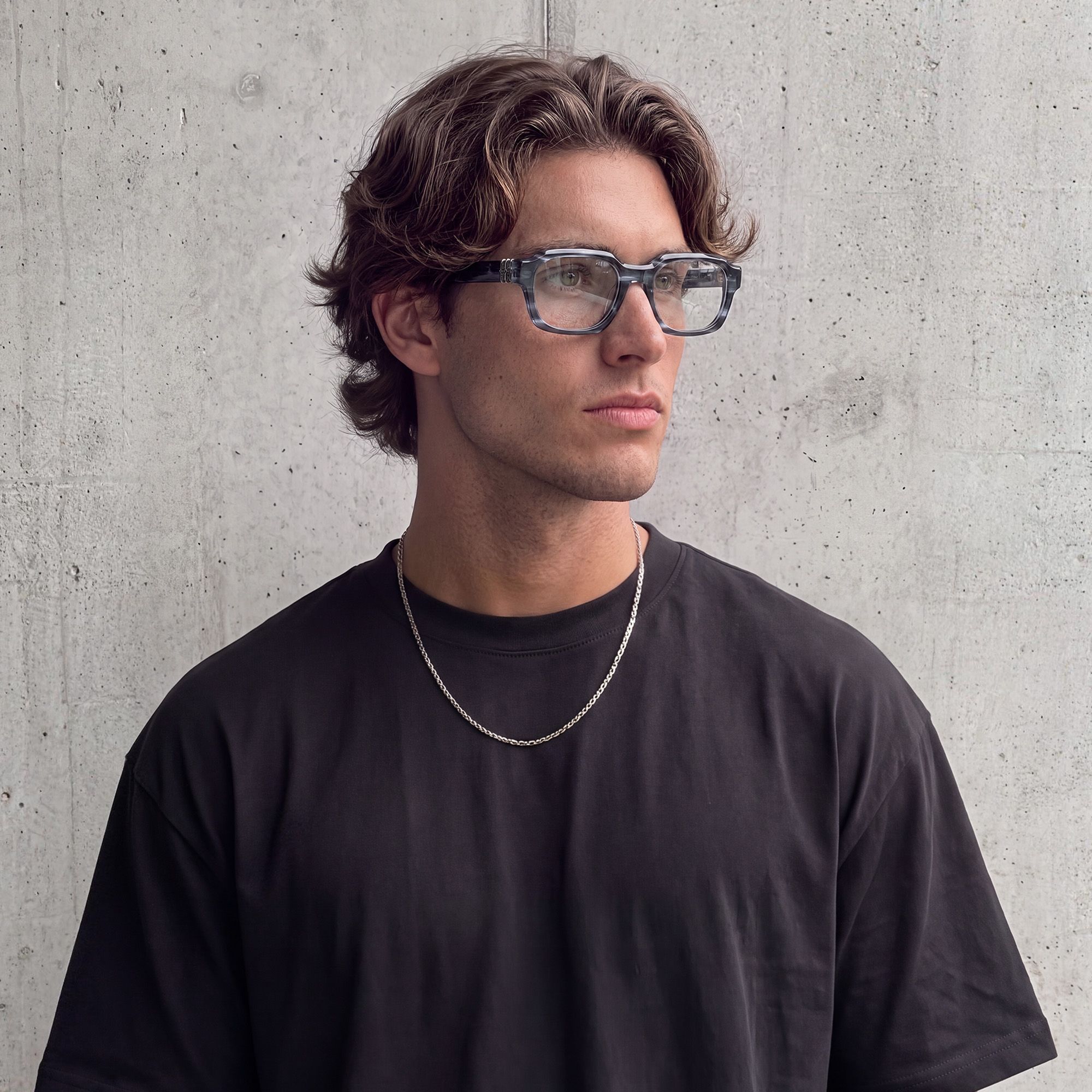 Brand Story: Behind the design of Vernon - Clear Dark Blue Fluid Texture Glasses by Vooglam