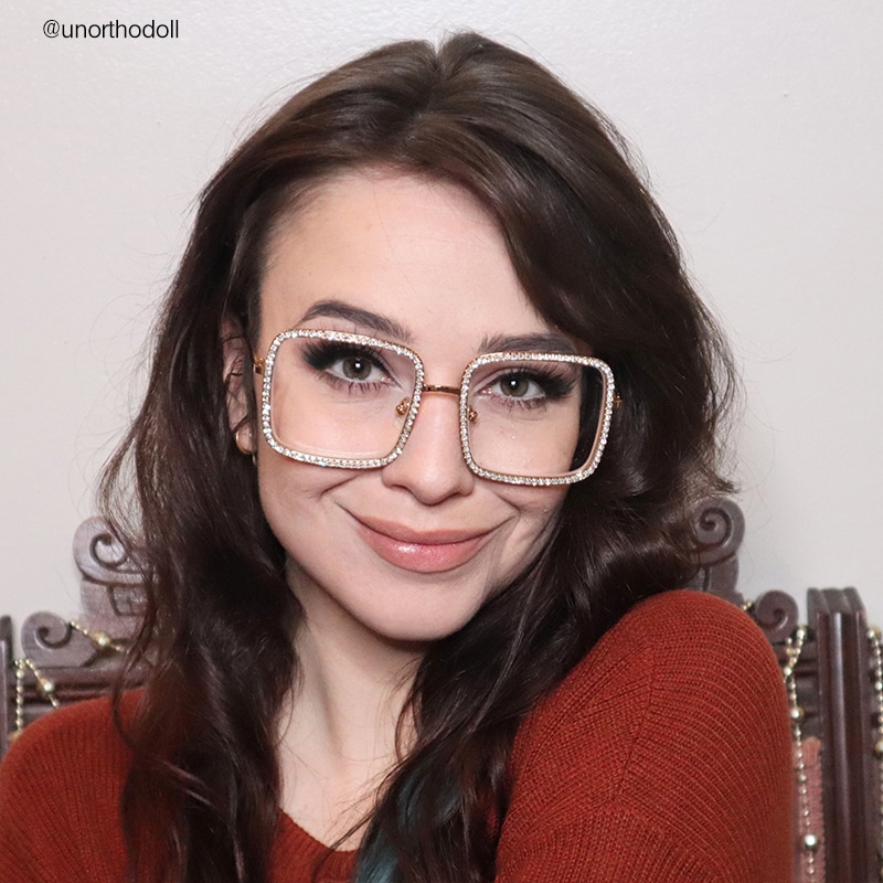 Kafele - Square Gold Eyeglasses