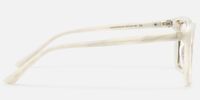 Chaparral - Retro Rectangle White Eyeglasses | Vooglam Side View