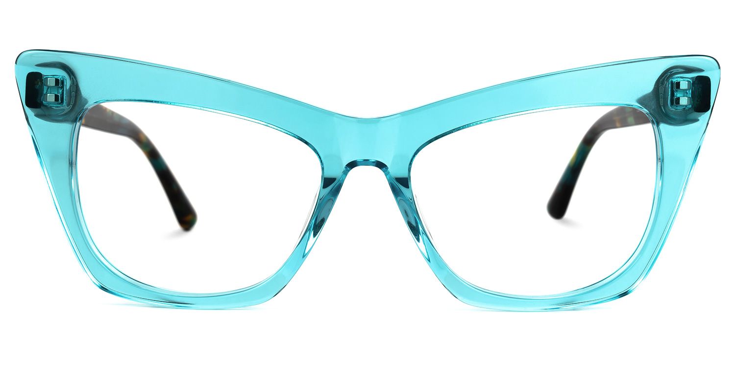 Eamon - Cat Eye Blue Eyeglasses product detail 2