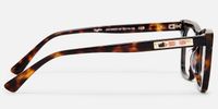 Calico - Square Tortoise Eyeglasses | Vooglam Side View