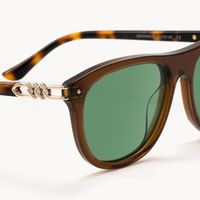O'Keeffe - Aviator Brown Sunglasses - 4