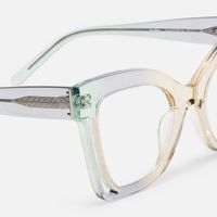 Destiney Butterfly Grey Ombre Prescription Glasses | Vooglam Design Details