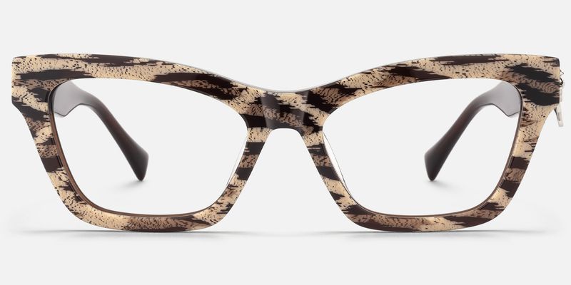 Wild Beat - Square Animal Eyeglasses