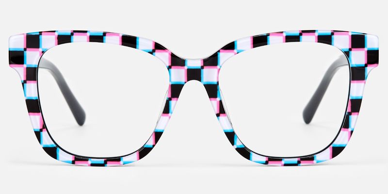 Laisha - Square Pattern Eyeglasses