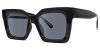 Pacheco - Rectangle Black Sunglasses