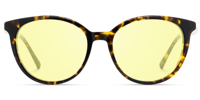 Pearl - Round Tortoise Sunglasses | Vooglam