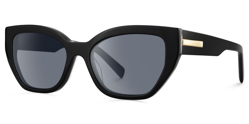 Drift - Cat Eye Black Sunglasses | Vooglam