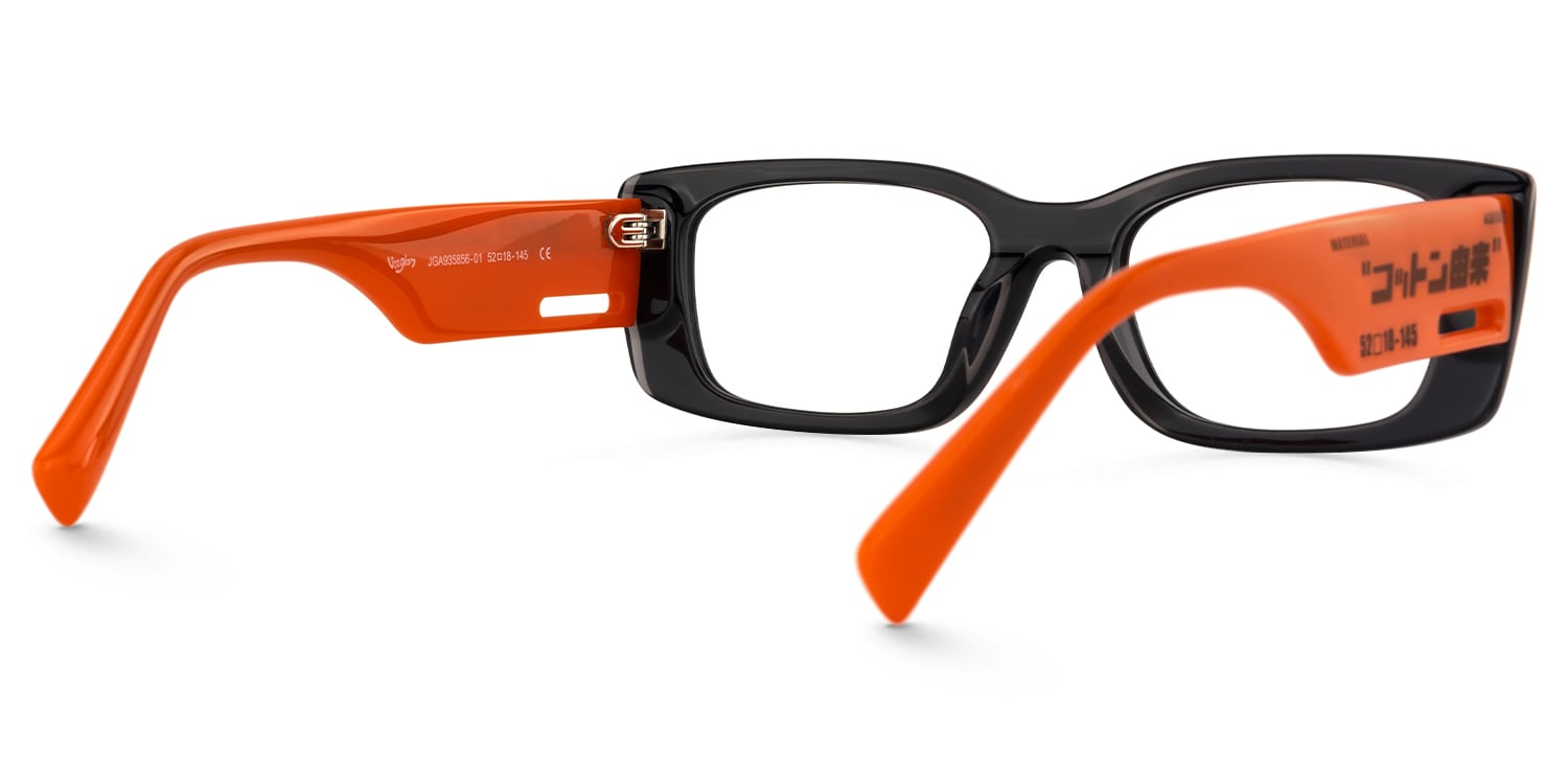 Banksy - Rectangle Black Eyeglasses