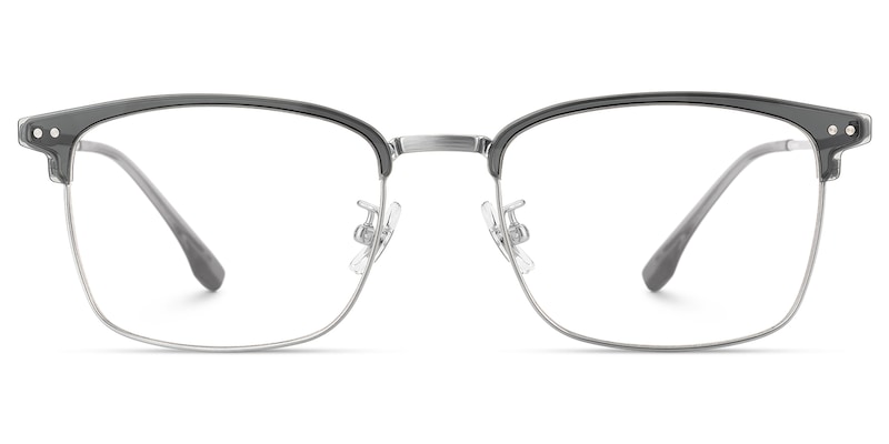 Dial - Browline Grey Eyeglasses