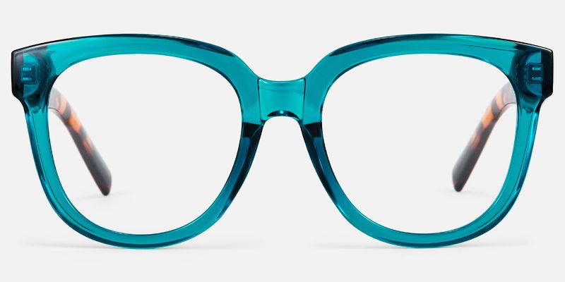 Vernetta - Square Green Eyeglasses