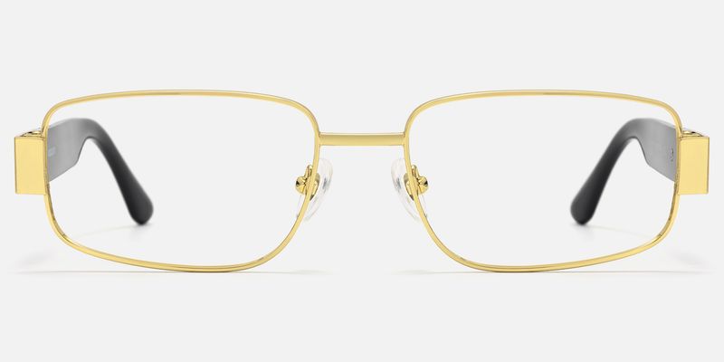 Cypher - Rectangle Gold Eyeglasses